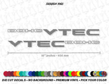 92-00 Civic Si Dohc Vtec Jdm Style Door Decals Ek Eg Ef Dc Da Ej Crx Stickers