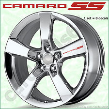 8 X Camaro Ss Wheel Decal Sticker Door Handle Chevrolet Emblem Logo Design 1 I