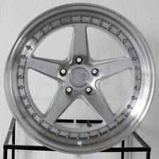 4-new 19 Aodhan Ds05 Ds5 Wheels 19x11 5x114.3 15 Silver Rims 73.1