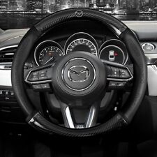 15 Steering Wheel Cover Genuine Leather For Mazda