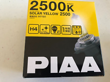 Piaa H4 2500k Solar Yellow Gold 6055w 130120w Xtra Bulb Set Hy101