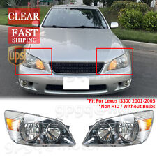 For Lexus Is300 01-2005 Non Hid Left Right Side Pairhalogen Headlight Assembly