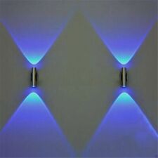 2pcset Waterproof Modern Led Wall Light Sconce Exterior Lighting Outdoor Lamp