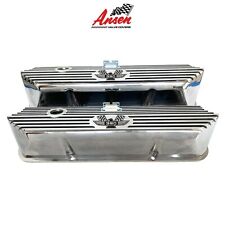 Ford Fe 390 Tall American Eagle Valve Covers Polished - Diecast - Ansen Usa
