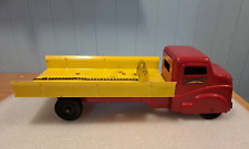 Vintage Gmc Structo Machinery Hauler Flatbed Wrecker Tow Truck W Lift Plate