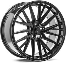 Alloy Wheels 20 Axe Ex40 Black Polished Face For Toyota Aristo Mk2 97-05