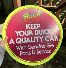 Vintage Buick Dealership Advertising Sign Gas Oil Gm Chevrolet Gmc