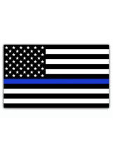 3x Thin Blue Line American Flag Decal Sticker Police Lives Matter Truck Car Usa