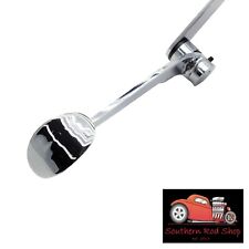 Chrome Spoon Throttle Pedal Assembly Firewall Mount Universal Hot Rod