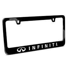 For Infiniti Logo Black Metal License Plate Frame For Qx80 Qx60 Qx50 Q50 Q60 G37