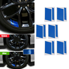 6x Reflective Car Wheel Rim Decal Hash Mark Sticker For Dodge Charger Challenger