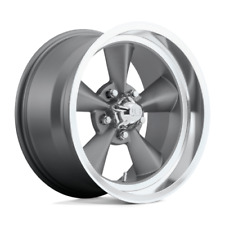 Us Mags Standard 15x8 Matte Gunmetal Wheel Machined Lip 5x120.65 5x4.75 1.0 Et