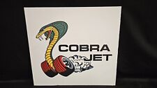Ford Cobra Jet Engine Plastic Sign 428 R Q Code Mustang Torino Nascar Cj Scj