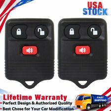 2x Black Keyless Entry Remote Control Key Fob Transmitter Replacement Clicker Us