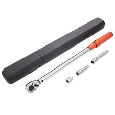 12 Drive Click Torque Wrench Set With Adapters Extension Rod