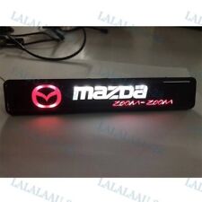 Car Front Grille Badge Emblem Illuminated Bumper Sticker For Mazda Led Light New