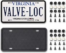 2pk Silicone License Plate Frame Covers Front And Back Car Plate Bracket Holders