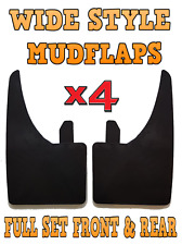 4x Wide Rubber Mud Flaps Front Rear Mudflaps Universal Fits Ford Transit Van