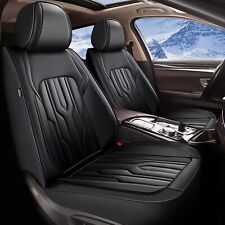 Car Front Rear 25seat Covers Pad For Kia Niro 2017-2024 Pu Leather Grayblack
