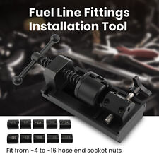 Fuel Line Fittings Installation Tool For 4an To 12an Fuel Hose Repair Kit