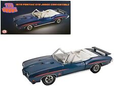 1970 Pontiac Gto Judge Convertible Atoll Blue Metallic With Graphics And White