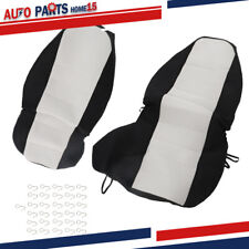 For 1998-2002 2003 Ford Ranger 6040 Car Seat Covers High Back Seats Blksilver