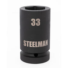 Steelman Pro 1 In. Drive 33mm 6 Point Deep Impact Socket 79292
