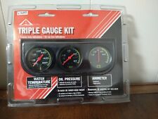Triple Gauge Kit 2 Black Electrical Accurate Instruments 17680