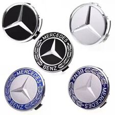 4pcs 75mm Wheel Center Caps Hub Caps Cover Logo Emblem Hubcaps For Mercedes-benz