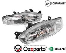 Pair Lhrh Head Light Front Lamp For Mitsubishi Lancer Ce Coupe 19982003