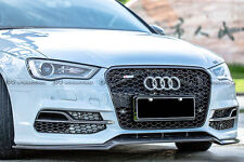 For Audi S3 Mx Style Carbon Fiber Front Bumper Lip Splitter Spoilers Bodykits
