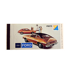 Vintage Matchbook Cover 1974 Ford Pinto- Jack Hay Motors Limited