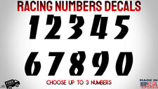 Racing Numbers Vinyl Decal Sticker Dirt Bike Plate Number Bmx Competition 200