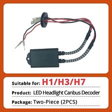 2 H1 H3 H7 Led Headlight Canbus Decoder Error Canceller Resistor Anti-flicker