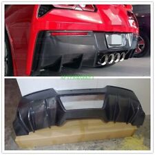 Fit For Chevrolet Corvette C7 Carbon Fiber Rear Bumper Diffuser Splitter 2014