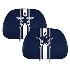 Dallas Cowboys Officially Licensed Nfl Headrest Covers - Set Of 2 Car Seat Cover
