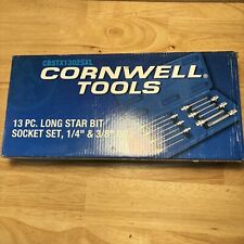 Cornwell Long Star Bit Socket Set 14 38 Dr Torx T8-t60 Cbstx1302sxl New