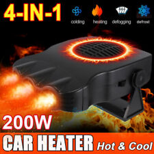 200w Portable Electric Car Heater 12v Dc Heating Fan Defogger Defroster Demister