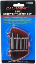 5 Pc Screw Extractor Easy Out Broken Screw Remover Ez Easy Out Stud Remover Left