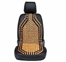 Zone Tech Automobile Car Wooded Beaded Comfortable Seat Cover Cushion Natural