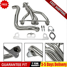 New 1 Exhaust Stainless Header Kit Manifold For Jeep Wrangler Tj 2.5l L4 97-99