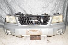 1998-2002 Jdm Subaru Forester Sf5 Front Bumper Oem Headlights Nose Cut Front End