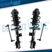 Front Struts W Coil Spring Assembly Sway Bar Ends Kit For 2012 - 2017 Fiat 500