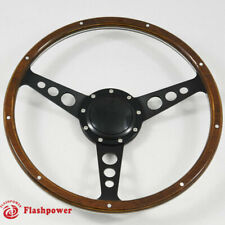 14 Black Wood Steering Wheel Ford Ranger Austin Mg Gt Mgb Midget Whorn