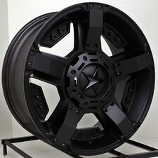 20 Inch All Matte Black Rims Wheels Xd Series Rockstar 2 Xd811 6x5.5 6x135 -12mm