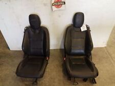 12-15 Chevy Ss Camaro Driver Passenger Front Bucket Black Leather Seats 9705427