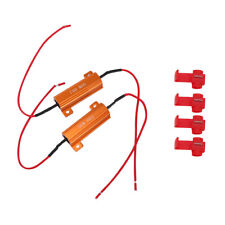 2pcs Load Resistor 50w 6rj 6ohm Led Decoder Fix Hyper Flash Turn Signal Blinker