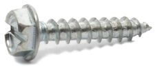 8 X 1 Indented Hex Washer Head Sheet Metal Screw Type A Zinc Plated 1000 Ct