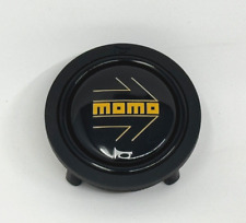 Momo Steering Wheel Horn Button Black Yellow Arrow Flat Lip