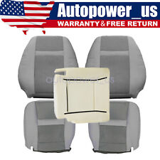 For 2006-2010 Dodge Ram 1500 Front Cloth Seat Cover Driver Foam Cushion Gray